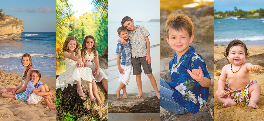 kauai family photographer - tips for kids
