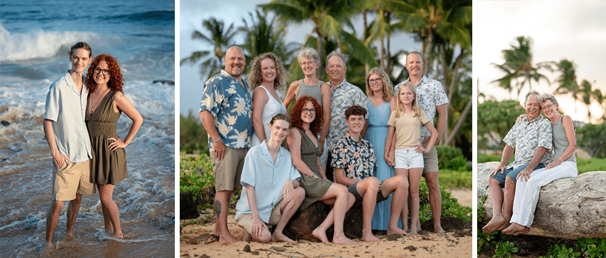 shipwreck beach kauai grand hyatt photographer family portrait